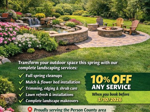 Spring landscaping special from OJ LANDSCAPE